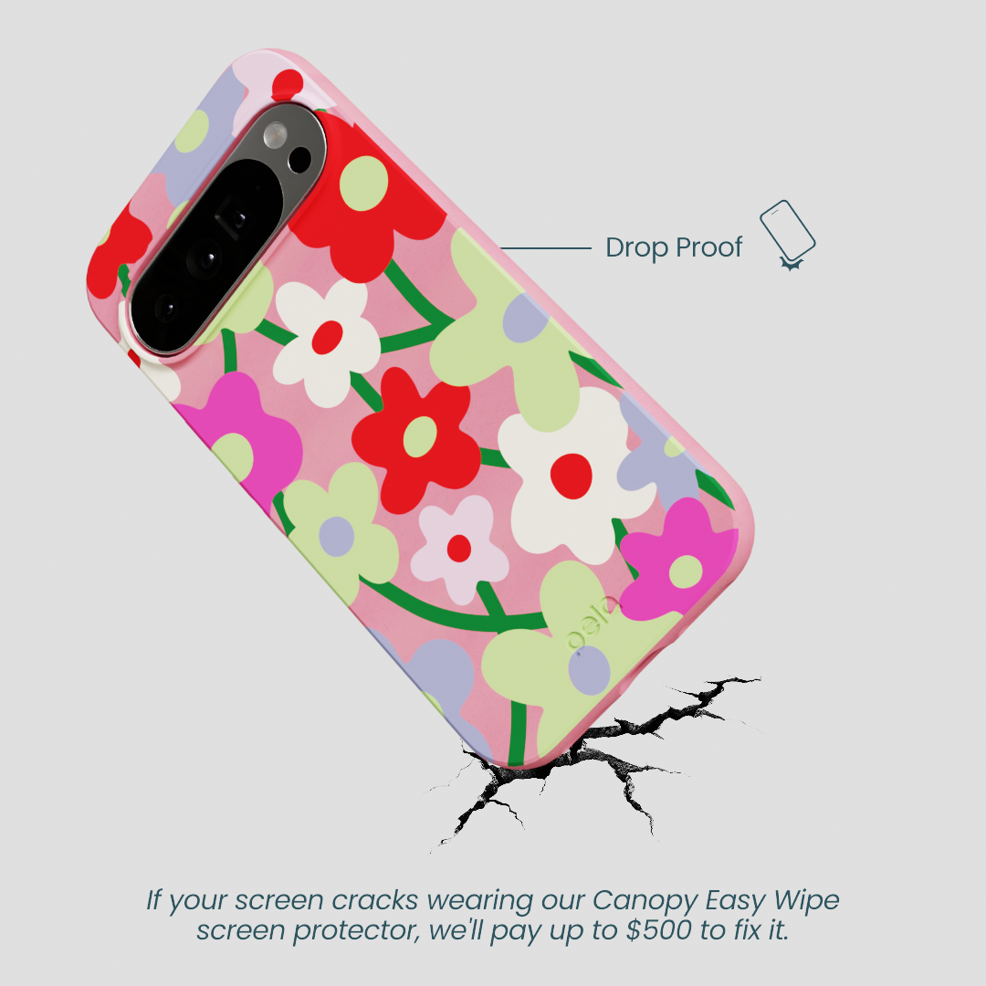 Bubblegum Pink Poppy Flora Google Pixel 10 Pro XL Case