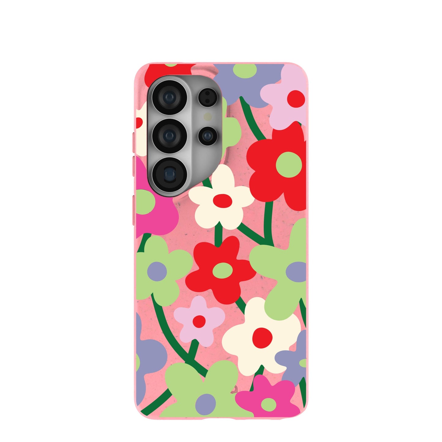 Bubblegum Pink Poppy Flora Samsung Galaxy S26 Ultra Case