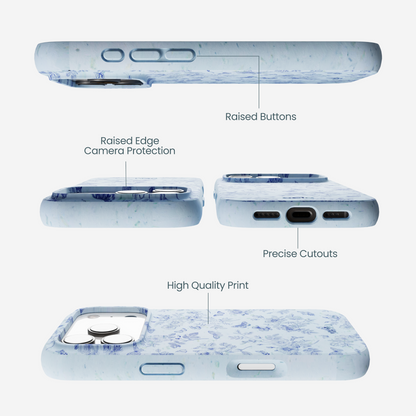 Powder Blue Porcelain iPhone 17 Pro Case