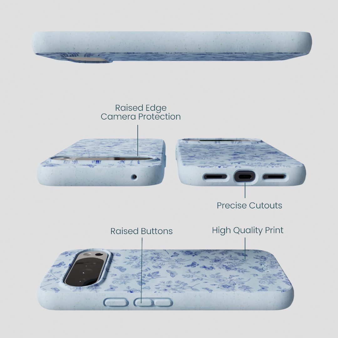 Powder Blue Porcelain Google Pixel 10 Pro XL Case