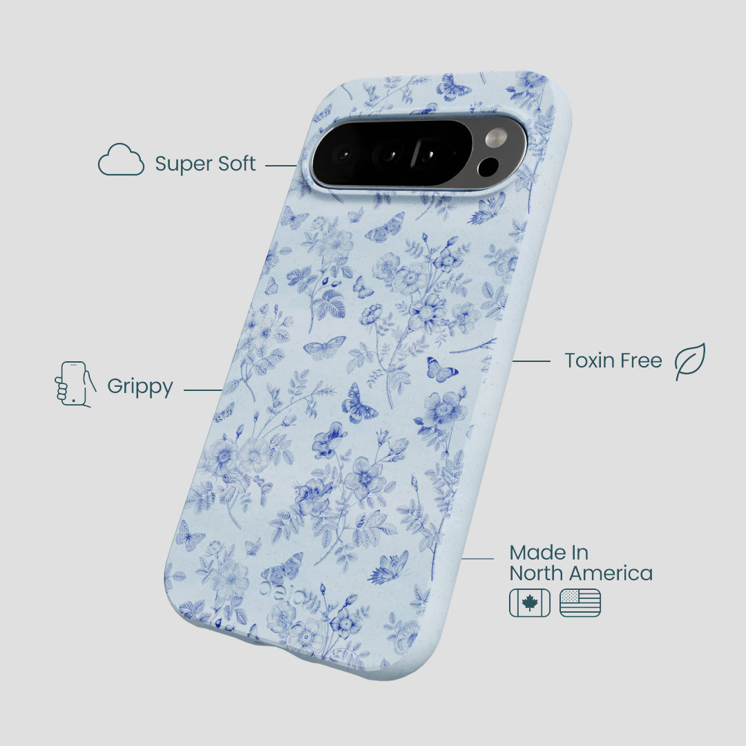 Powder Blue Porcelain Google Pixel 10 Pro XL Case