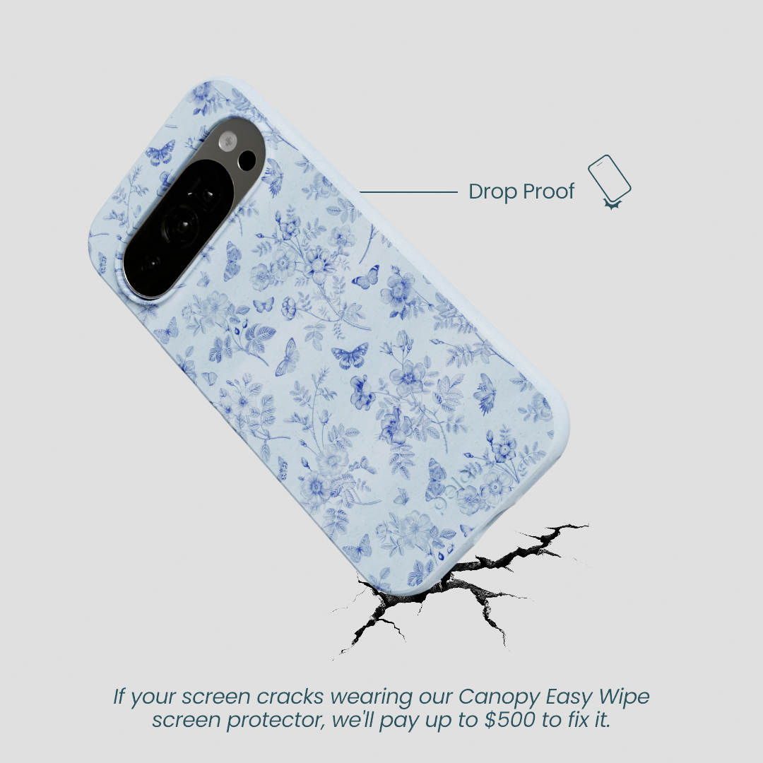 Powder Blue Porcelain Google Pixel 10/10 Pro Case