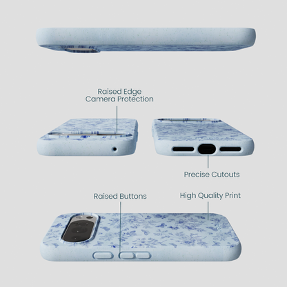 Powder Blue Porcelain Google Pixel 10/10 Pro Case