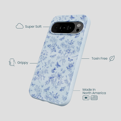 Powder Blue Porcelain Google Pixel 10/10 Pro Case