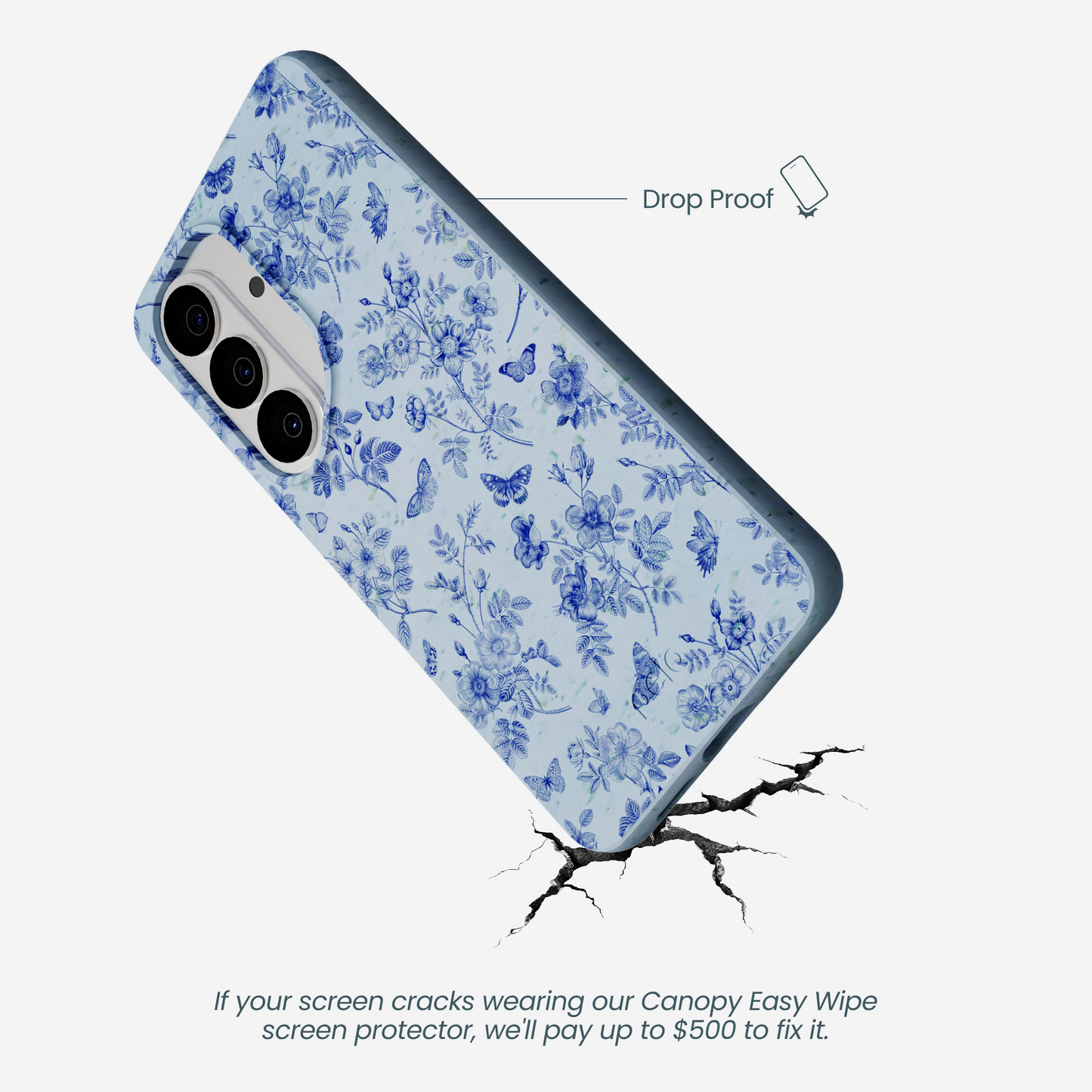 Powder Blue Porcelain Samsung Galaxy S26 Case
