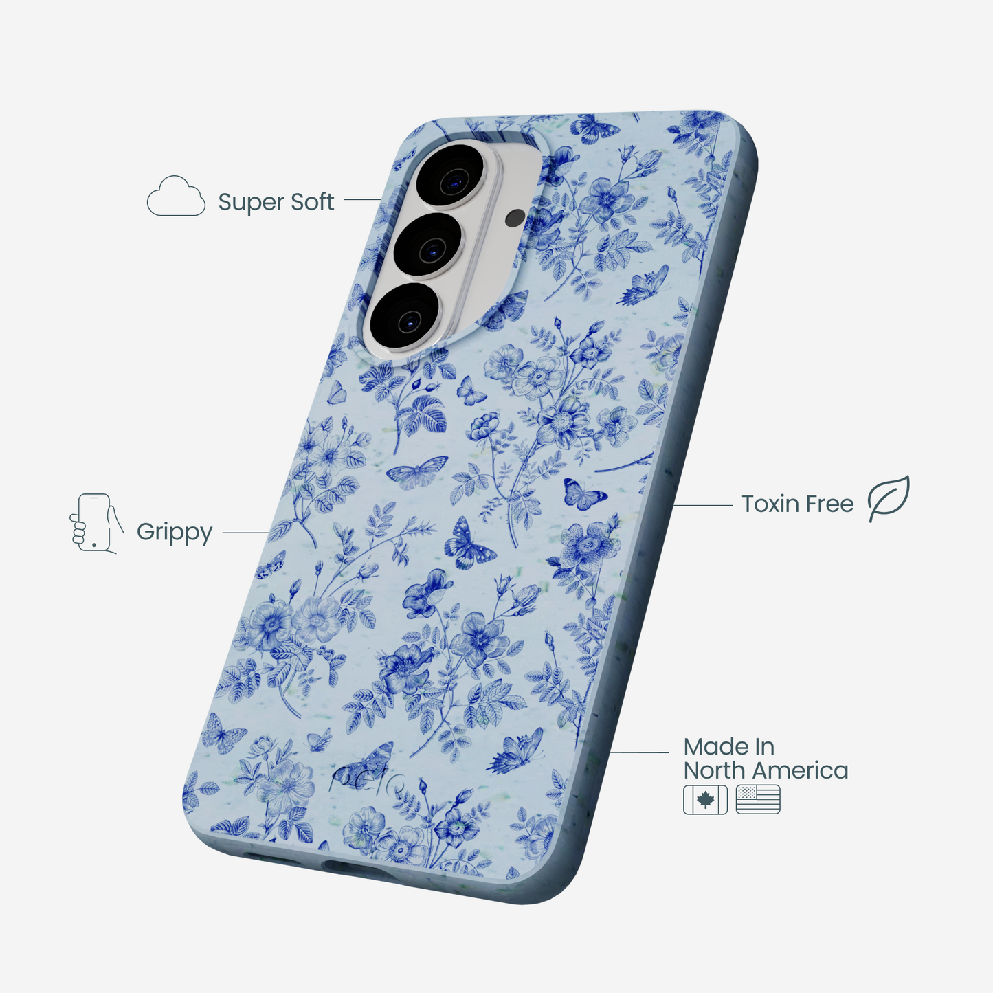 Powder Blue Porcelain Samsung Galaxy S26 Case