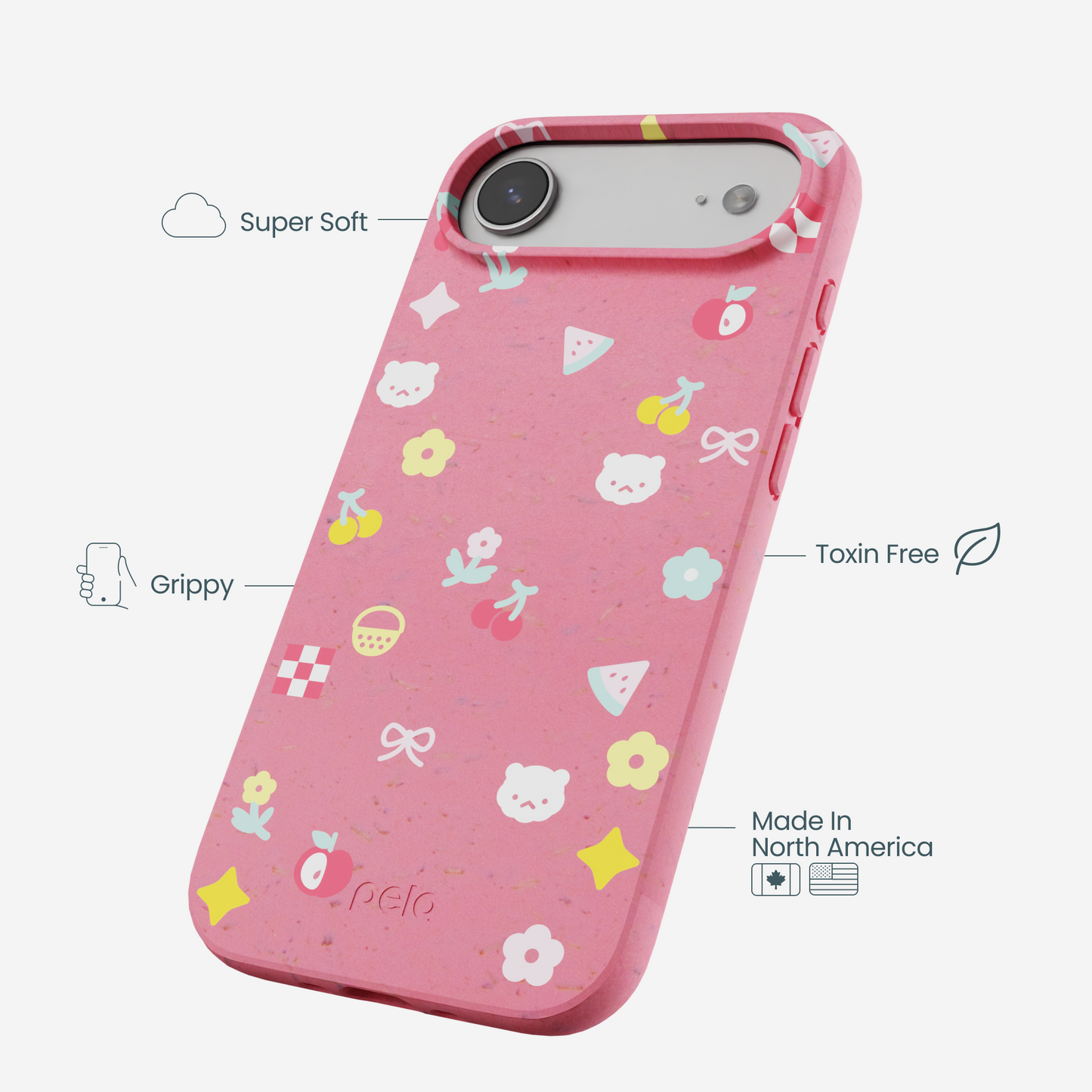 Bubblegum Pink Pretty Picnic iPhone Air Case
