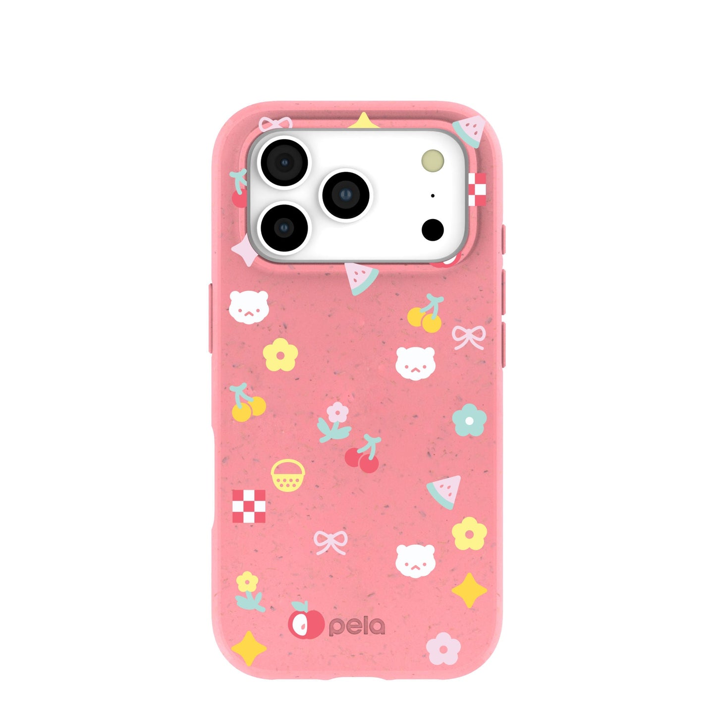 Bubblegum Pink Pretty Picnic iPhone 17 Pro Case