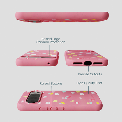Bubblegum Pink Pretty Picnic Google Pixel 10/10 Pro Case