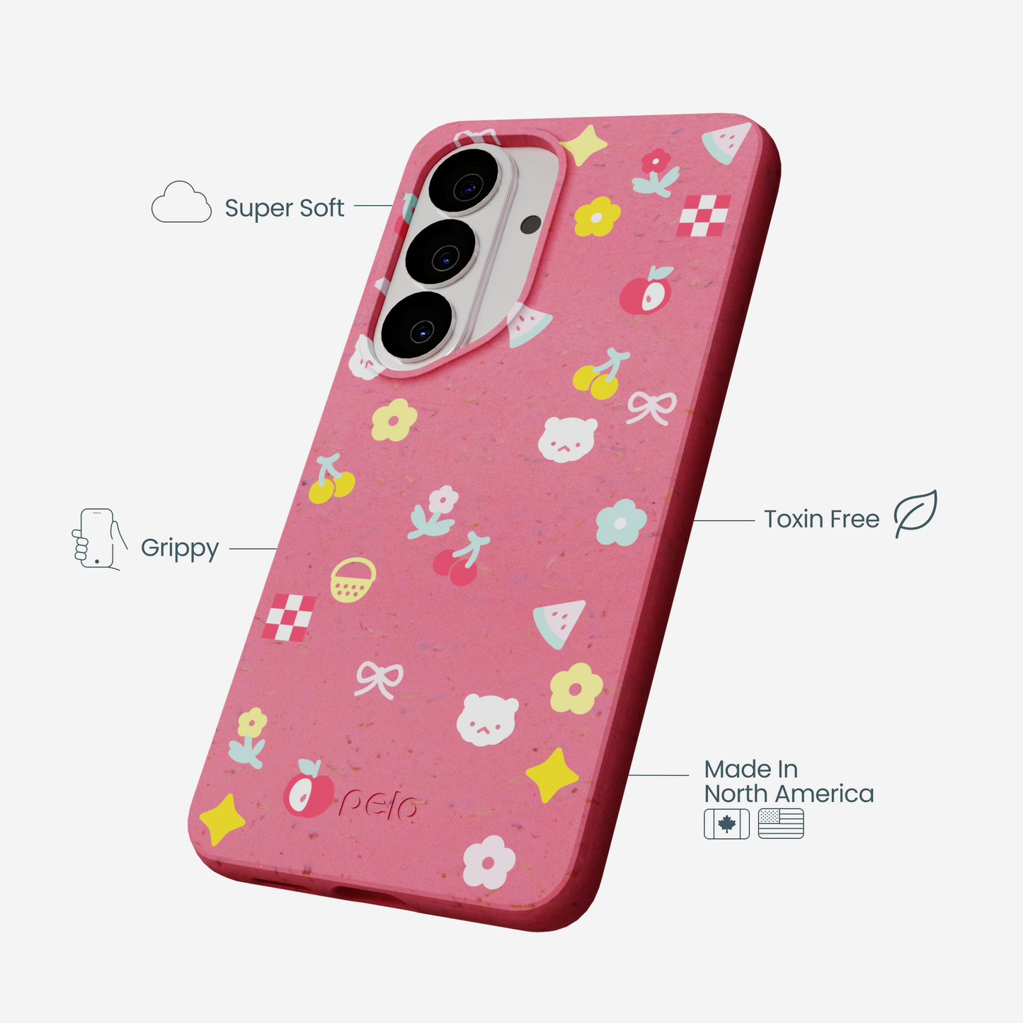 Bubblegum Pink Pretty Picnic Samsung Galaxy S26 Case