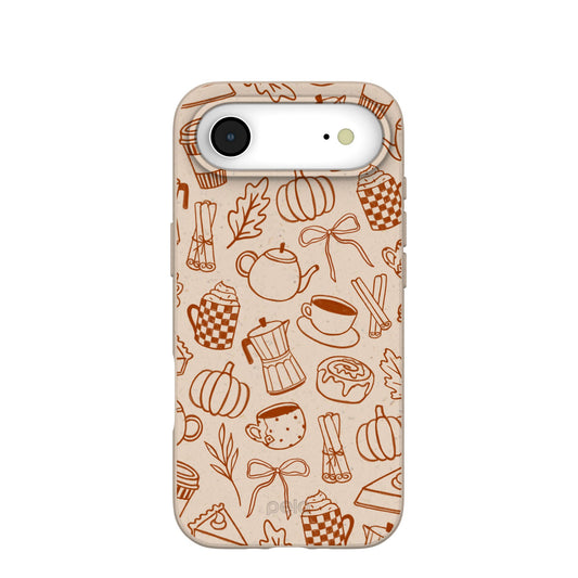Seashell Pumpkin Spice iPhone Air Case