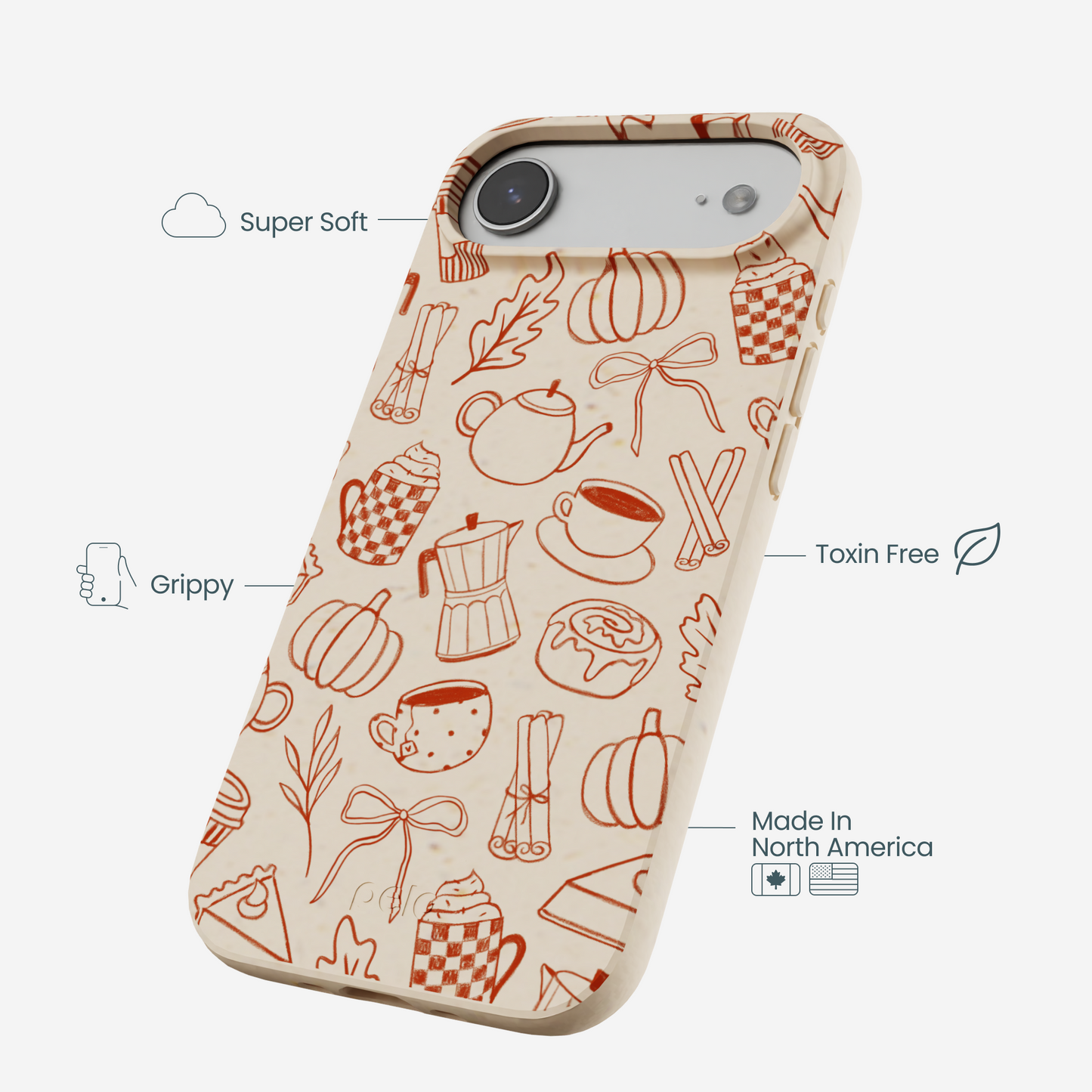 Seashell Pumpkin Spice iPhone Air Case