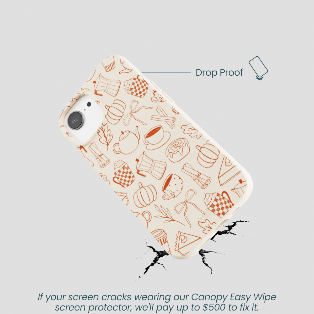 Seashell Pumpkin Spice iPhone 16e/17e Case