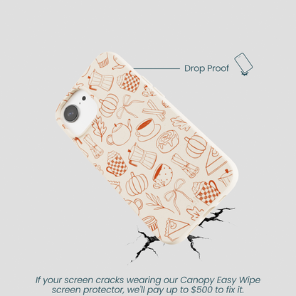 Seashell Pumpkin Spice iPhone 16e/17e Case