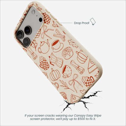 Seashell Pumpkin Spice iPhone 17 Pro Max Case