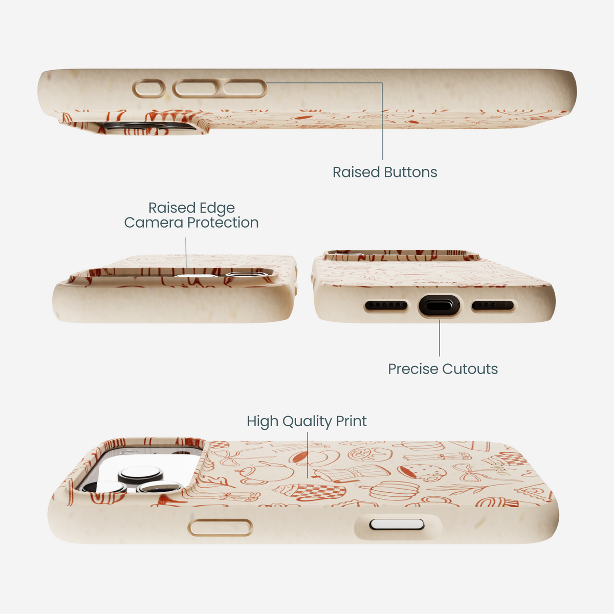 Seashell Pumpkin Spice iPhone 17 Pro Max Case