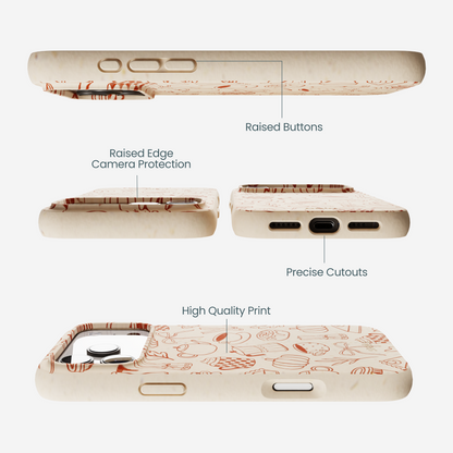 Seashell Pumpkin Spice iPhone 17 Pro Max Case