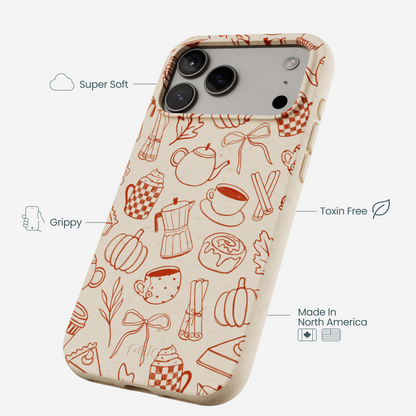 Seashell Pumpkin Spice iPhone 17 Pro Max Case