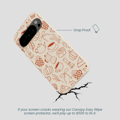 Seashell Pumpkin Spice Google Pixel 10/10 Pro Case