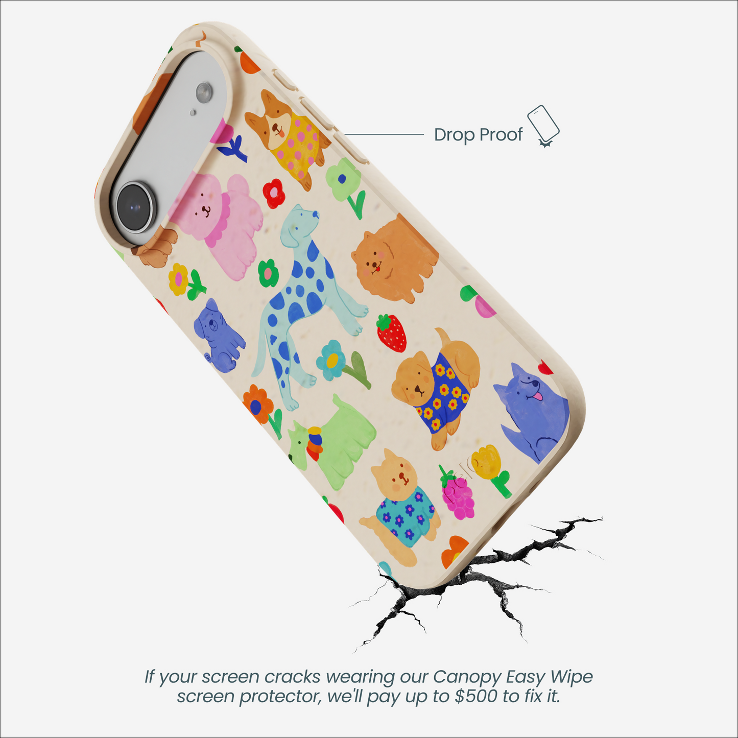 Seashell Pup Bloom iPhone Air Case