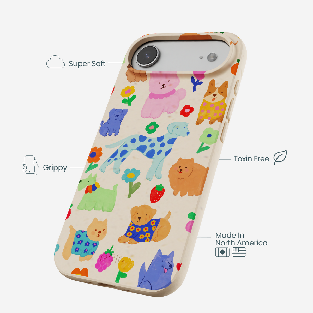 Seashell Pup Bloom iPhone Air Case