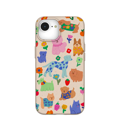 Seashell Pup Bloom iPhone 16e/17e Case