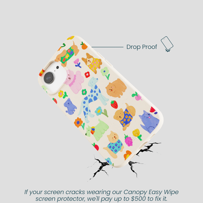 Seashell Pup Bloom iPhone 16e/17e Case