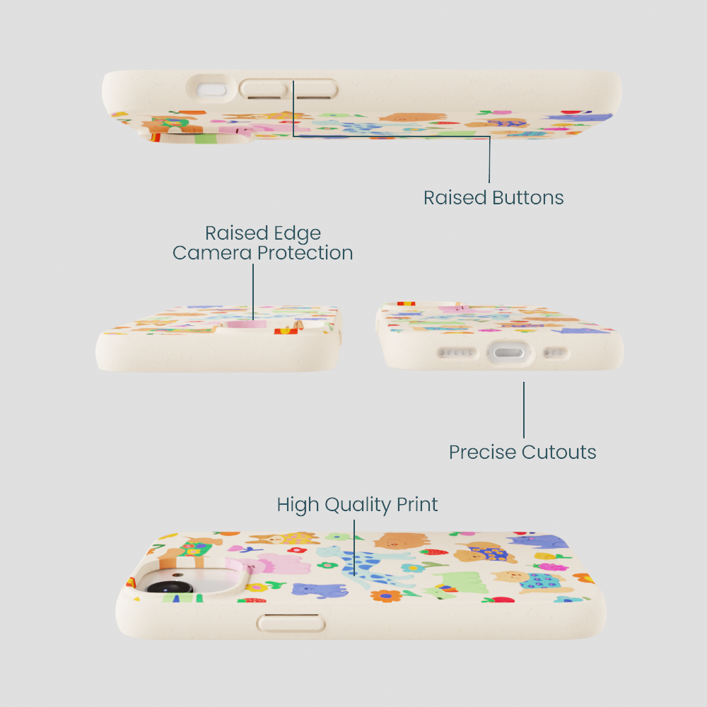 Seashell Pup Bloom iPhone 16e/17e Case