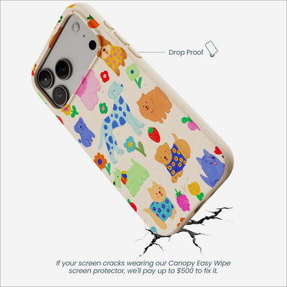 Seashell Pup Bloom iPhone 17 Pro Max Case