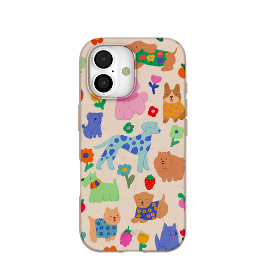 Seashell Pup Bloom iPhone 17 Case