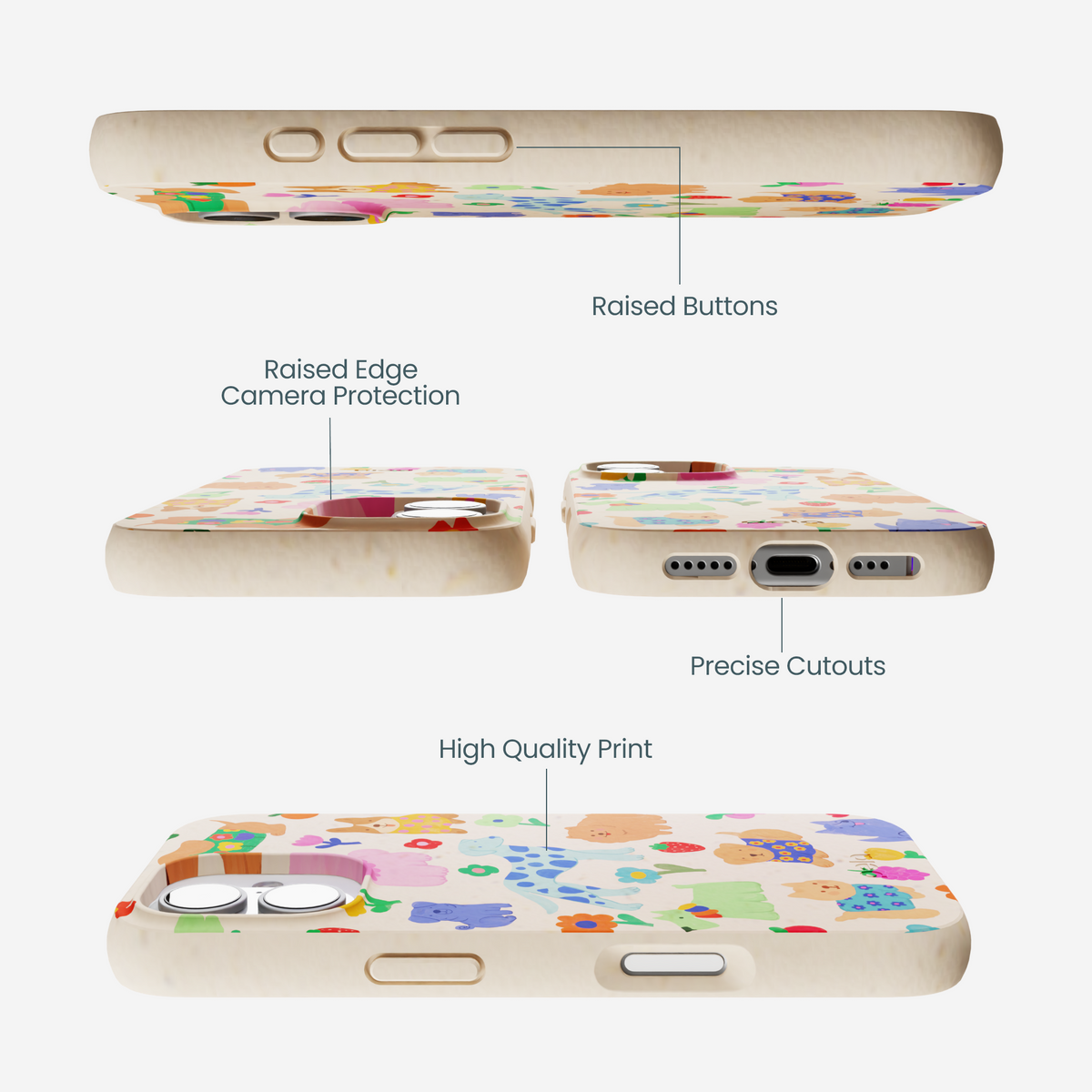 Seashell Pup Bloom iPhone 17 Case