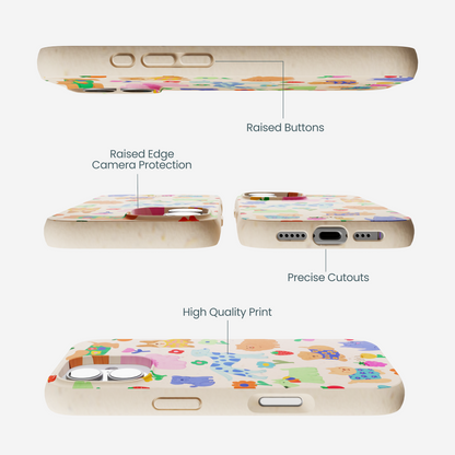 Seashell Pup Bloom iPhone 17 Case
