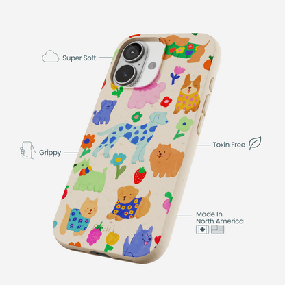 Seashell Pup Bloom iPhone 17 Case