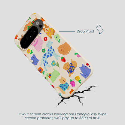 Seashell Pup Bloom Google Pixel 10/10 Pro Case