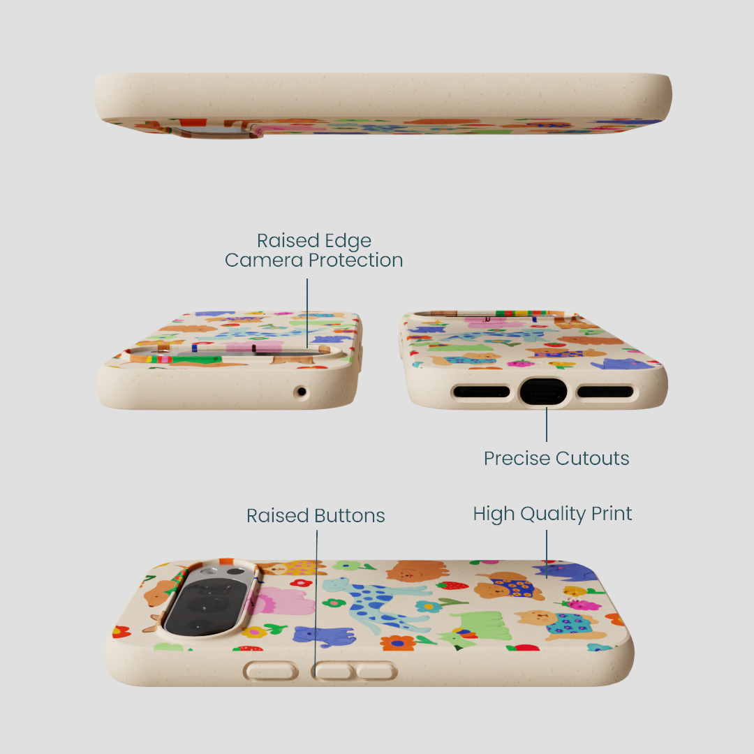 Seashell Pup Bloom Google Pixel 10/10 Pro Case