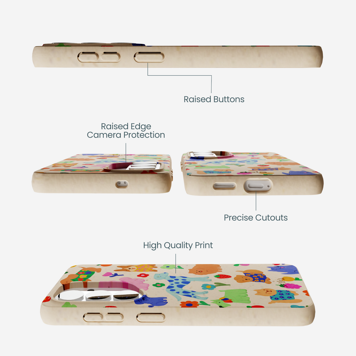 Seashell Pup Bloom Samsung Galaxy S26 Case