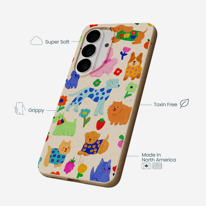 Seashell Pup Bloom Samsung Galaxy S26 Case