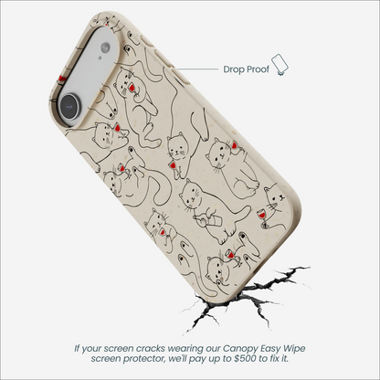 London Fog Purr and Pour iPhone Air Case