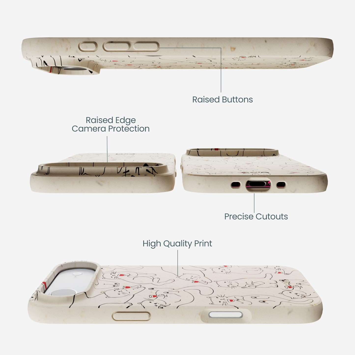 London Fog Purr and Pour iPhone Air Case