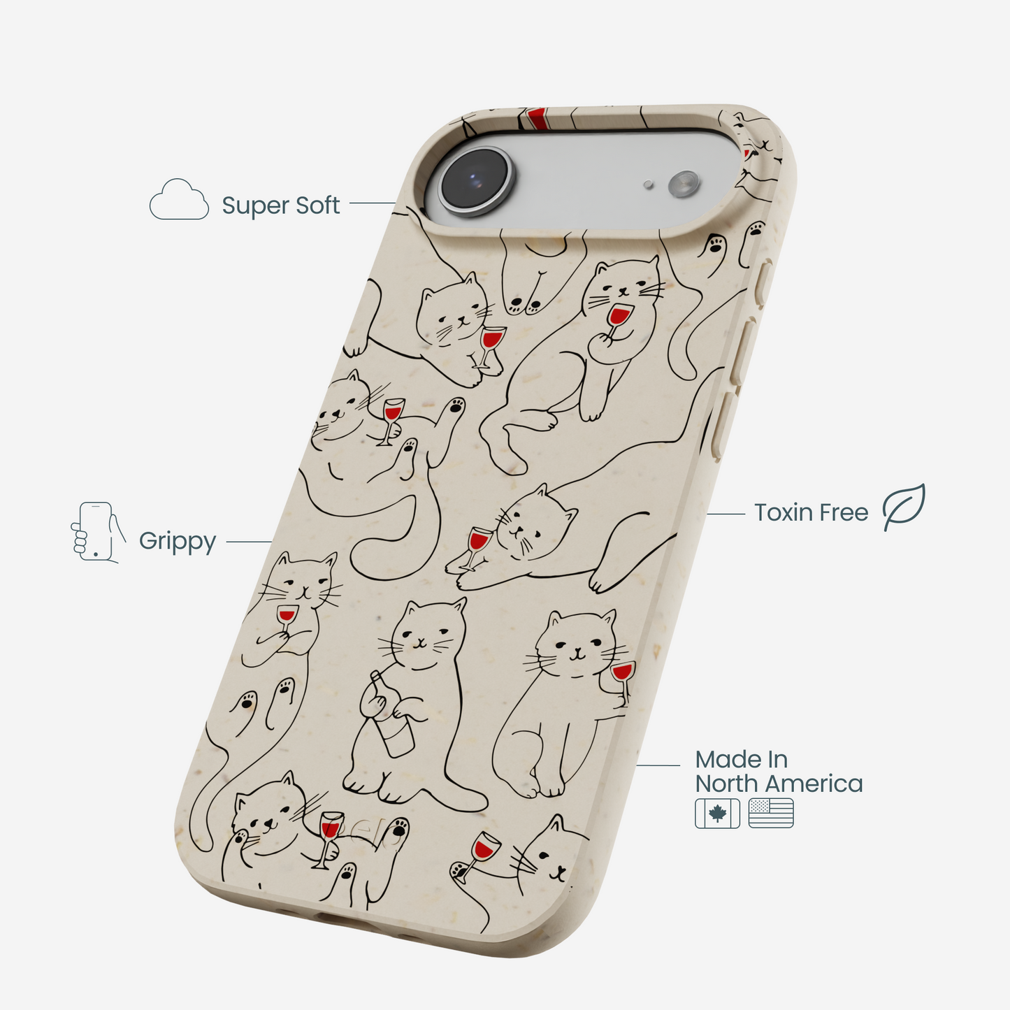 London Fog Purr and Pour iPhone Air Case