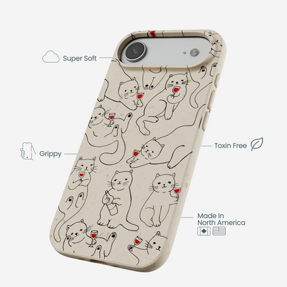 London Fog Purr and Pour iPhone Air Case
