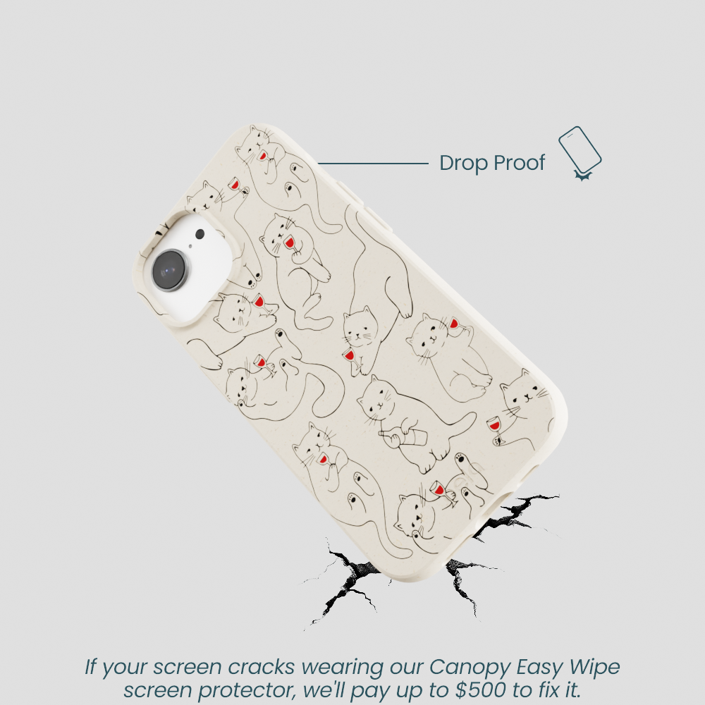 London Fog Purr and Pour iPhone 16e/17e Case