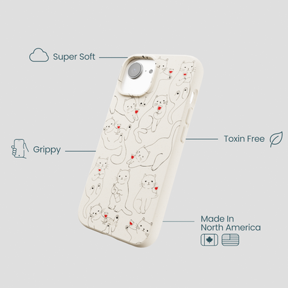 London Fog Purr and Pour iPhone 16e/17e Case