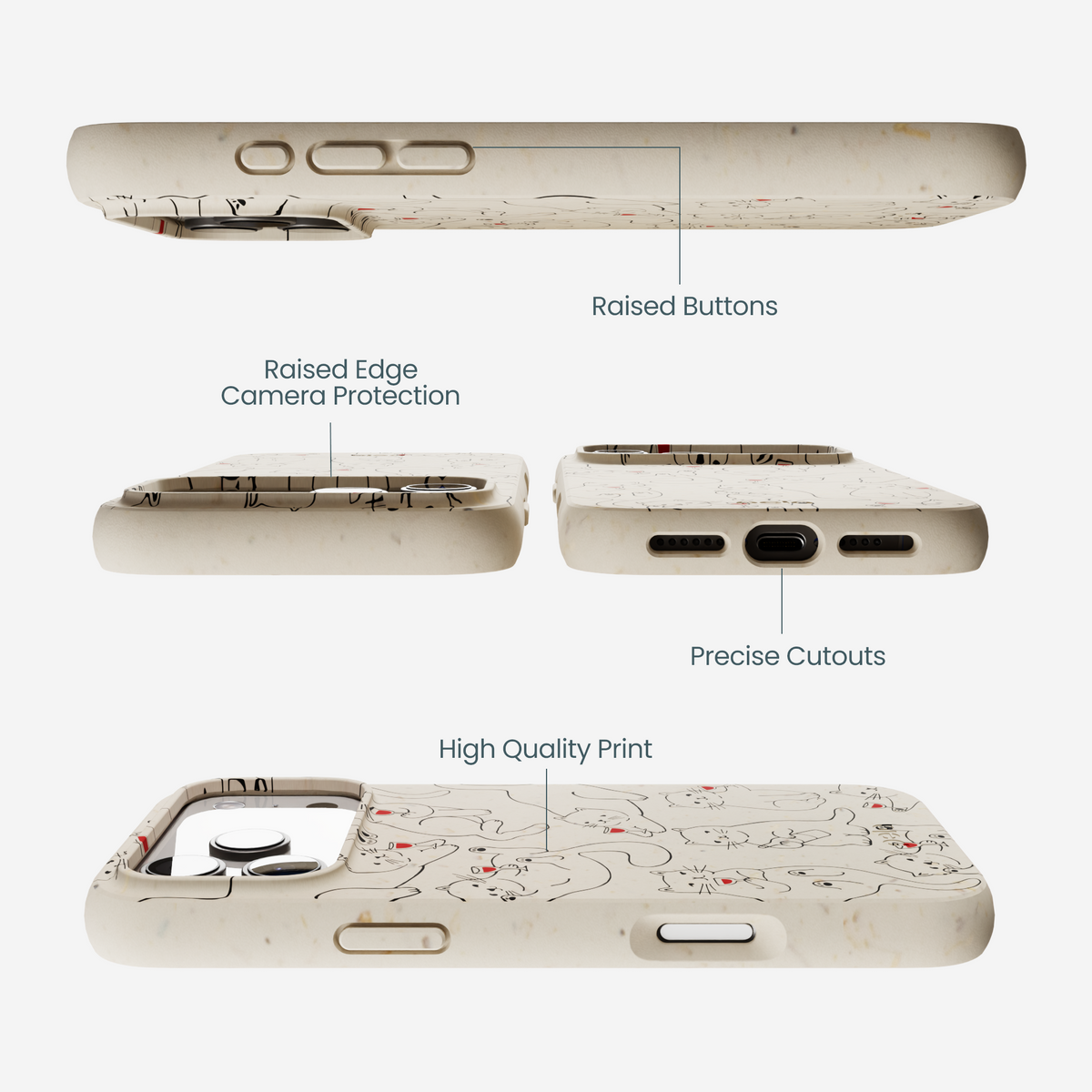 London Fog Purr and Pour iPhone 17 Pro Max Case