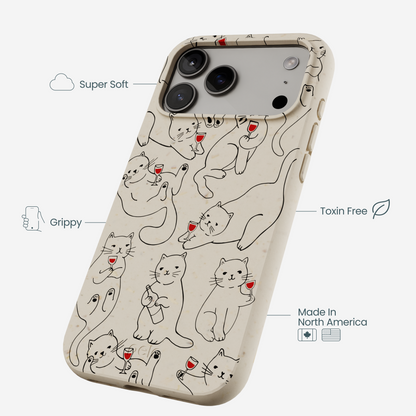 London Fog Purr and Pour iPhone 17 Pro Max Case