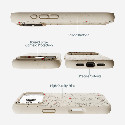 London Fog Purr and Pour iPhone 17 Pro Case