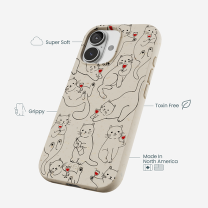 London Fog Purr and Pour iPhone 17 Case
