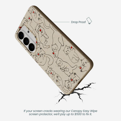London Fog Purr and Pour Samsung Galaxy S26 Case