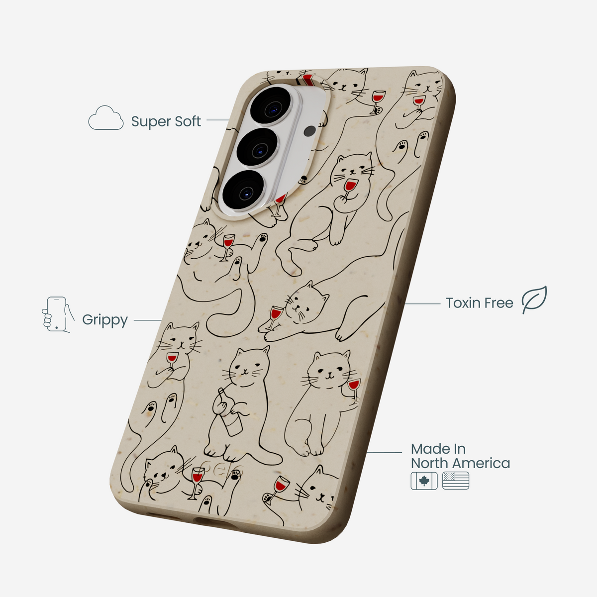 London Fog Purr and Pour Samsung Galaxy S26 Case