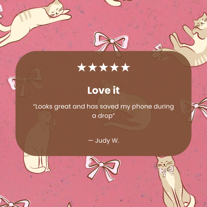 Bubblegum Pink Purrfection iPhone Air Case